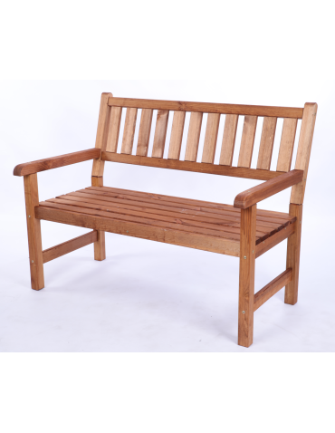 Ławka ogrodowa drewniana z oparciem podłokietniki dwuosobowa EKO DREWNO - produkt 2