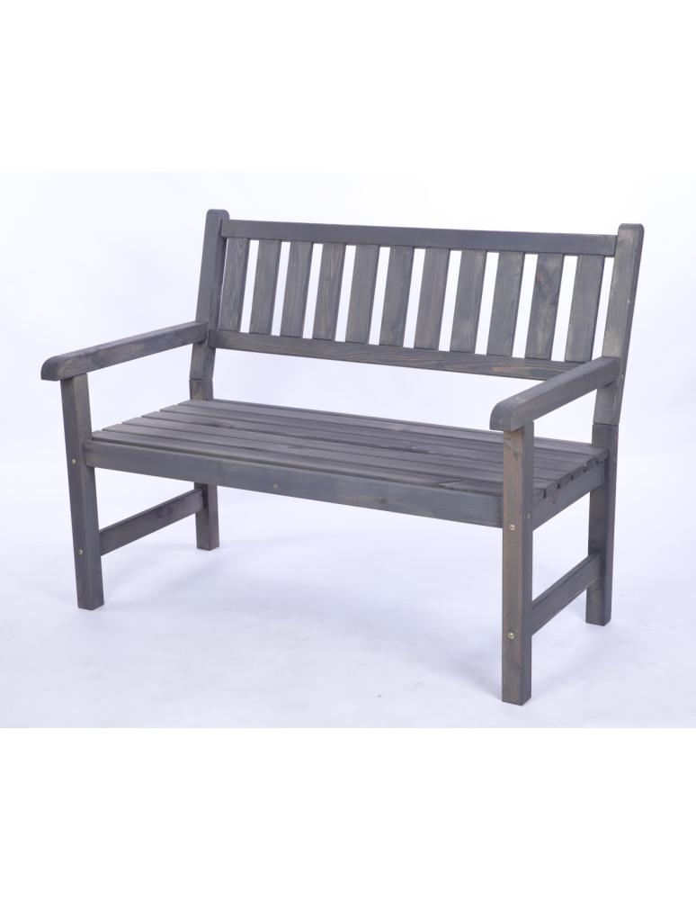 Stoły i ławki - Ławka ogrodowa drewniana z oparciem POKROWIEC dwuosobowa EKO DREWNO - produkt b2b.wamar.biz 2