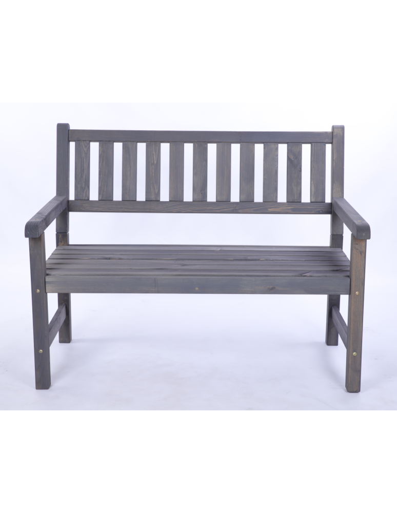 Stoły i ławki - Ławka ogrodowa drewniana z oparciem POKROWIEC dwuosobowa EKO DREWNO - produkt b2b.wamar.biz 3