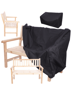 Ławka ogrodowa drewniana z oparciem POKROWIEC trzyosobowa EKO DREWNO