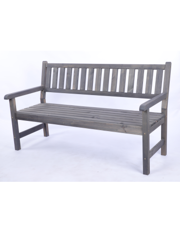 Ławka ogrodowa drewniana z oparciem POKROWIEC trzyosobowa EKO DREWNO - product 2