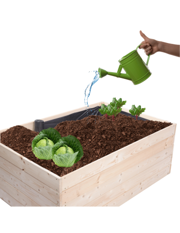 Folia ogrodnicza zabezpieczająca - Folia zabezpieczająca do grządek podwyższonych ochrona desek wys.18cm dł. 7,5m - product 4