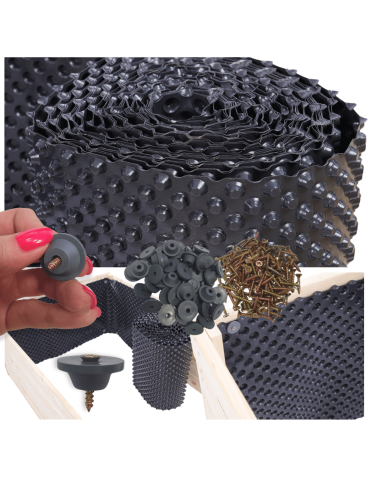 Folia kubełkowa do grządek podwyższonych MOCOWANIA wys.50cm dł. 20m - product 2