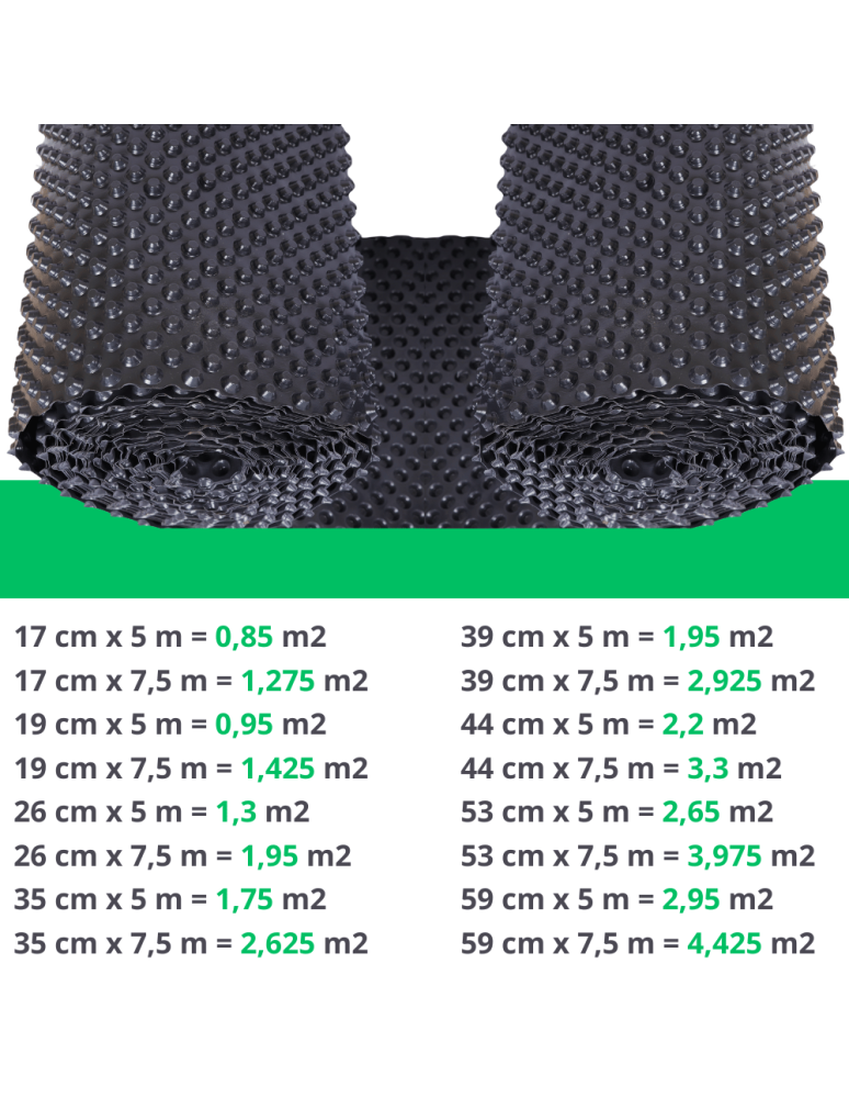 Folia Kubełkowa - Folia kubełkowa do grządek podwyższonych MOCOWANIA wys.53cm dł. 7,5m - product b2b.wamar.biz 8