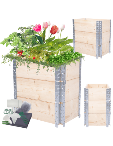 Skrzynia na warzywa impregnowana skrzynie na warzywniak inspekt 60X60X40