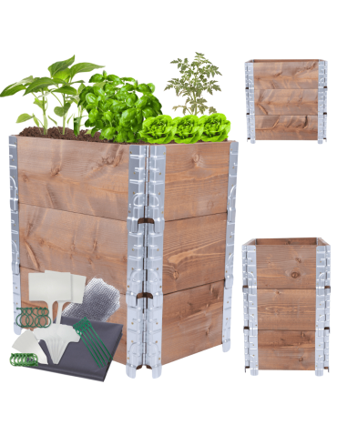 Skrzynia na warzywa kompostownik skrzynie na warzywniak inspekt 60X60X40