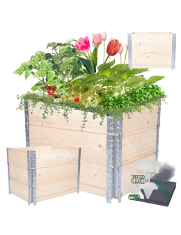 Skrzynia na warzywa kompostownik grządka podwyższona inspekt 60X60X80