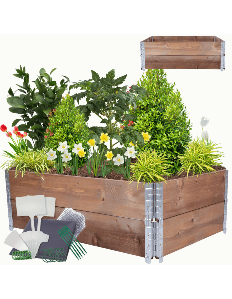 ZP10 - Skrzynia na warzywa kompostownik grządka podwyższona donica 40X120X80 - product b2b.wamar.biz 1
