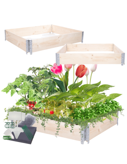 Skrzynia warzywniak impregnowana grządka podwyższona donica 20X120X100