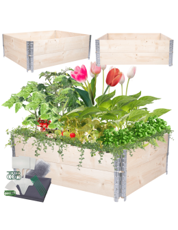 Skrzynia warzywniak impregnowana grządka podwyższona donica 40X120X100