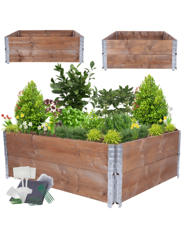 Skrzynia warzywniak kompostownik grządka podwyższona donica 40X120X100