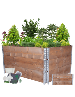 Skrzynia warzywniak kompostownik grządka podwyższona donica 60X120X100