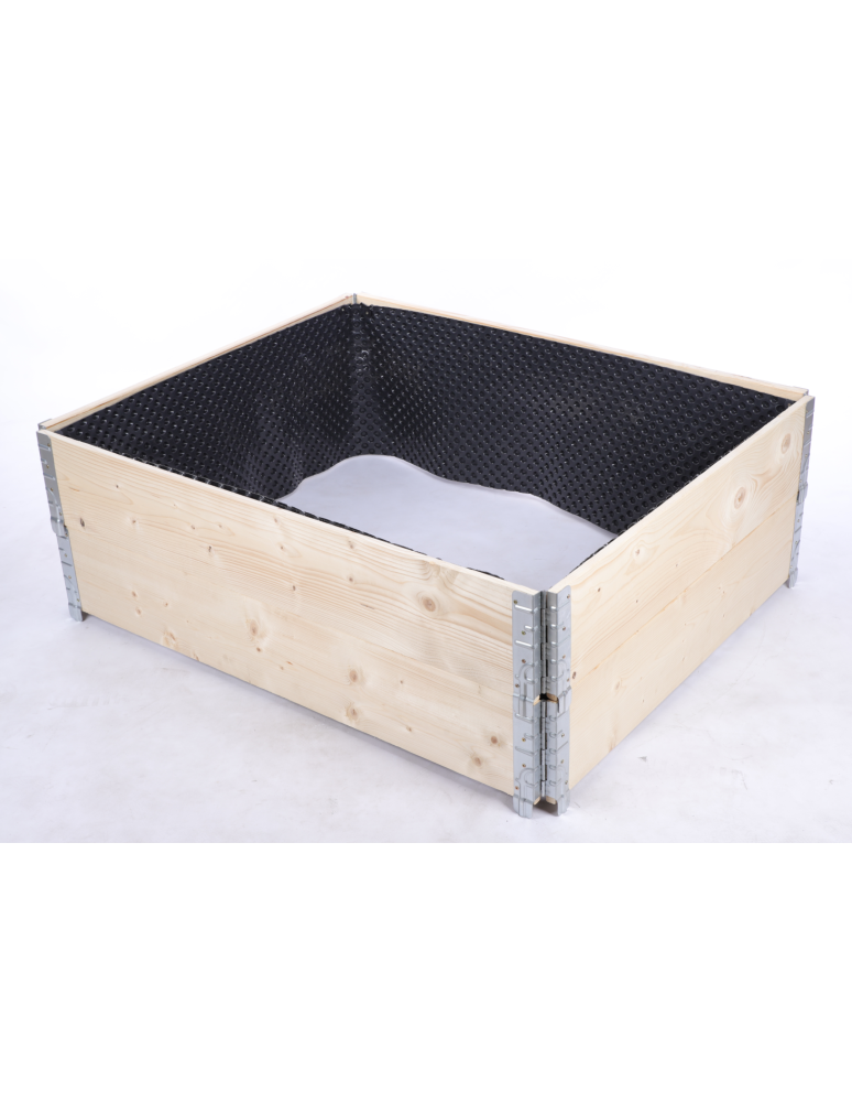 ZP10 - Skrzynia warzywniak impregnowana grządka podwyższona donica 40X120X100 - product b2b.wamar.biz 2