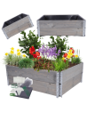 Skrzynia warzywniak FOLIA KUBEŁKI grządka podwyższona donica 40X120X100