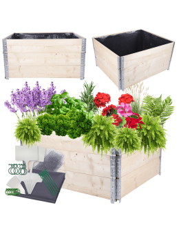 Skrzynia warzywniak impregnowana grządka podwyższona donica 60X120X100