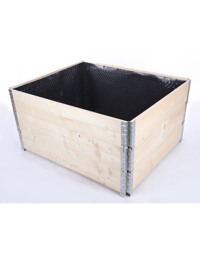 ZP10 - Skrzynia warzywniak FOLIA KUBEŁKI grządka podwyższona donica 60X120X100 - product b2b.wamar.biz 2