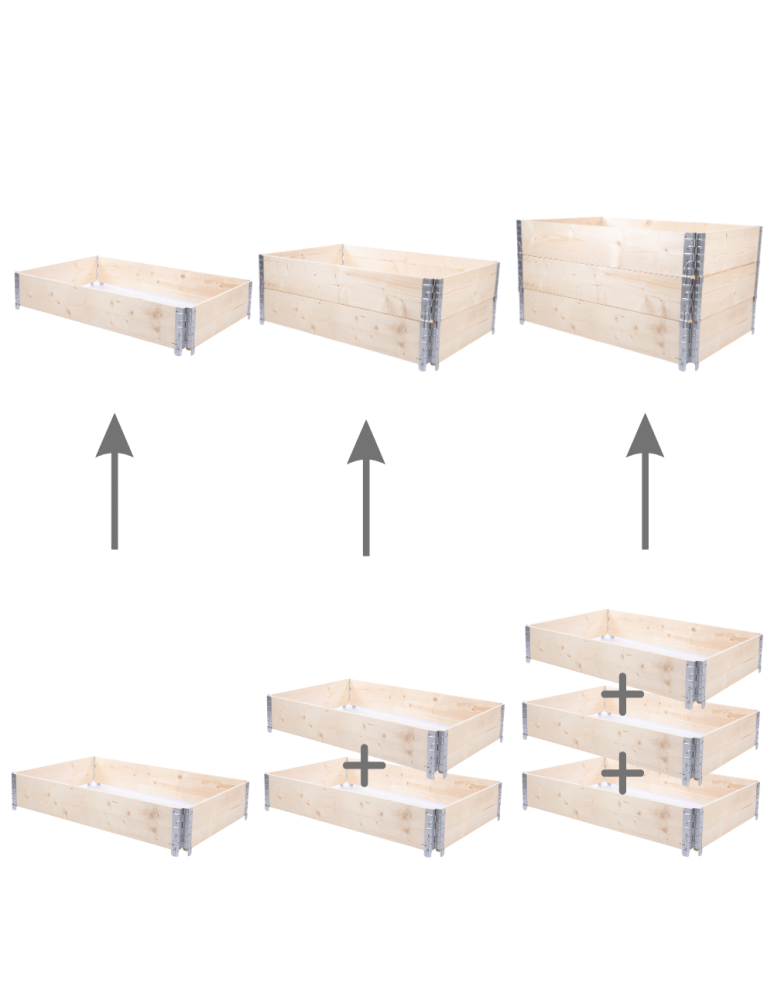 ZP10 - Skrzynia na warzywa impregnowana grządka podwyższona donica 20X120X80 - product b2b.wamar.biz 5