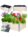 Skrzynia na warzywa impregnowana grządka podwyższona donica 40X120X80