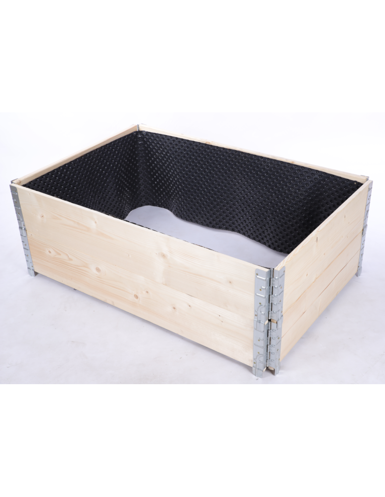 ZP10 - Skrzynia na warzywa impregnowana grządka podwyższona donica 40X120X80 - product b2b.wamar.biz 2