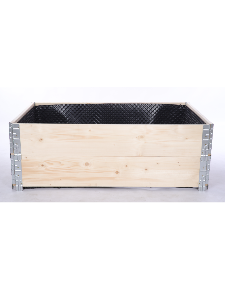 ZP10 - Skrzynia na warzywa impregnowana grządka podwyższona donica 40X120X80 - product b2b.wamar.biz 3