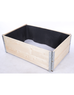 Skrzynia na warzywa FOLIA KUBEŁKI grządka podwyższona donica 40X120X80 - product 2