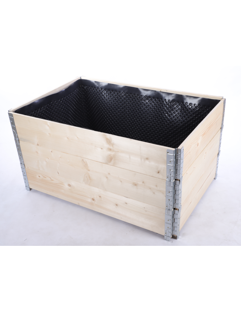 ZP10 - Skrzynia na warzywa impregnowana grządka podwyższona donica 60X120X80 - product b2b.wamar.biz 2