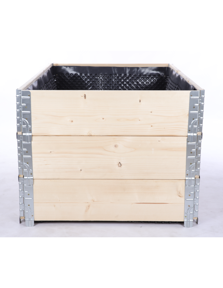 ZP10 - Skrzynia na warzywa impregnowana grządka podwyższona donica 60X120X80 - product b2b.wamar.biz 4