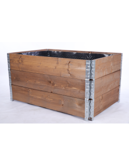 Skrzynia na warzywa FOLIA KUBEŁKI grządka podwyższona donica 60X120X80 - product 2