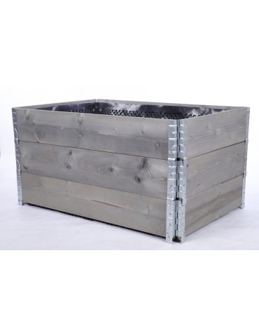 Skrzynia na warzywa FOLIA KUBEŁKI grządka podwyższona donica 60X120X80 - product 2