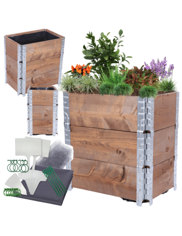 Skrzynia na warzywa FOLIA KUBEŁKI skrzynie na warzywniak inspekt 60X60X40