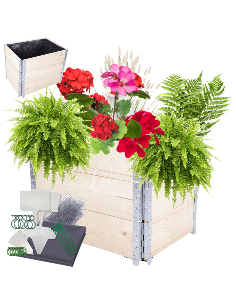 ZP10 - Skrzynia na warzywa impregnowana grządka podwyższona inspekt 60X60X80 - product b2b.wamar.biz 1
