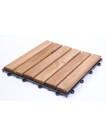 Płytka drewniana podest tarasowy panel płytki balkon IMPREGNAT 30x30 0,09m2 - product 2