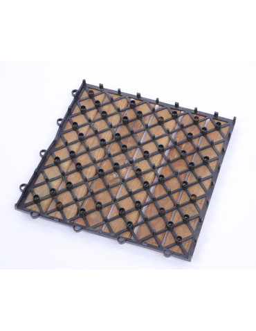 Podesty tarasowe - Płytki drewniane podest tarasowy panel płytka balkonowe IMPREGNAT 30x30 1M2 - product 3