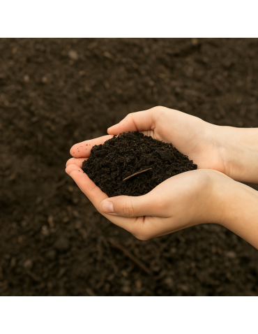 Surowce organiczne - BIOAKTYWNY KOMPOST 40L ziemia humus podłoże do KWIATÓW WARZYW EKO NATURALNY - product 4