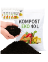 BIOAKTYWNY KOMPOST 40L ziemia humus podłoże do KWIATÓW WARZYW EKO 12 WORKÓW
