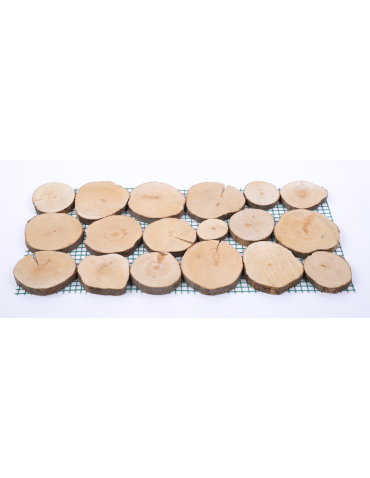 Ścieżki ogrodowe - Ścieżka ogrodowa 80x40 cm chodnik plastry drewna BUKOWE ścieżki EKO x4 - product 3