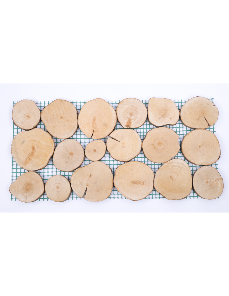 Ścieżki ogrodowe - Ścieżka ogrodowa 80x40 cm chodnik plastry drewna BUKOWE ścieżki EKO x4 - product b2b.wamar.biz 4