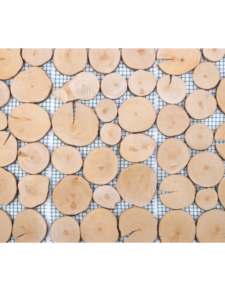 Ścieżki ogrodowe - Ścieżka ogrodowa 80x40 cm chodnik plastry drewna BUKOWE ścieżki EKO x4 - product b2b.wamar.biz 7