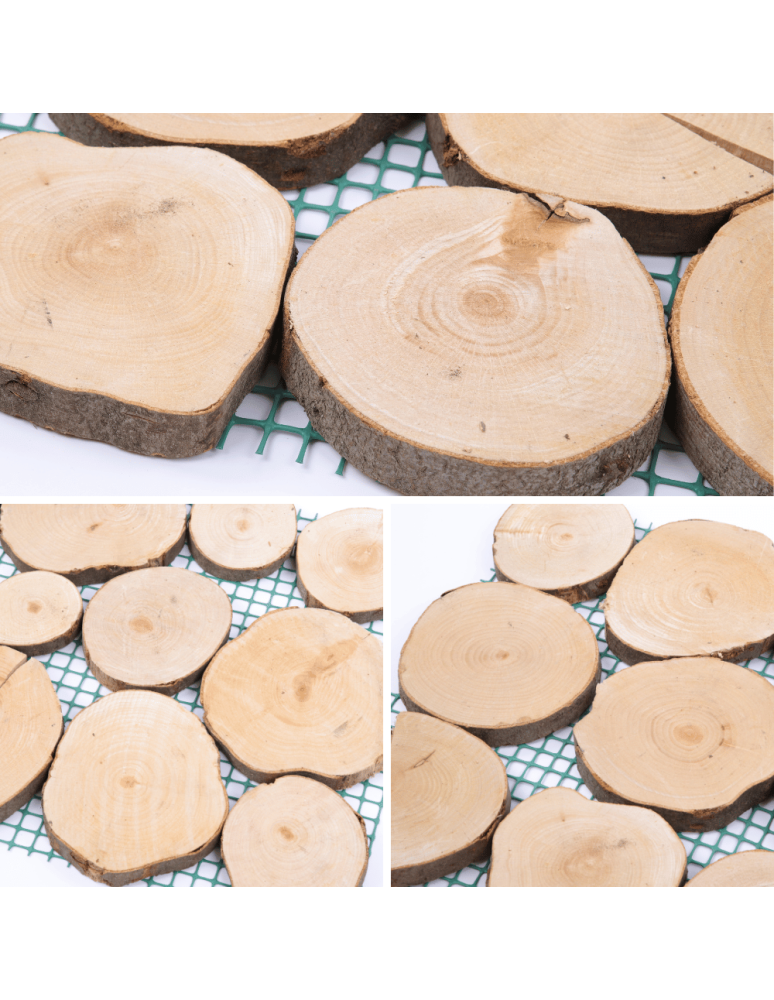 Ścieżki ogrodowe - Ścieżka ogrodowa 80x40 cm chodnik plastry drewna BUKOWE ścieżki EKO x4 - product b2b.wamar.biz 8