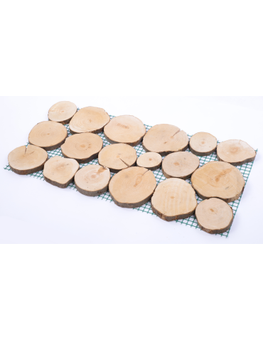 Ścieżka ogrodowa 80x40 cm chodnik plastry drewna BUKOWE ścieżki EKO x8 - product 2