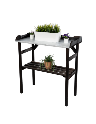 Stół do flancowania stół do grilla stolik ogrodowy do grillowania z półką - product 2