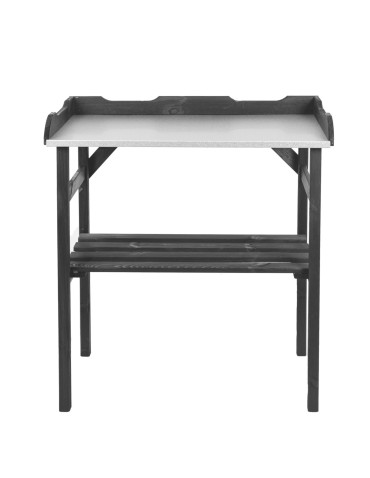 STOLIKI DO FLANCOWANIA - Stół do flancowania stolik do grilla stół do grillowania z półką ogrodowy - product 3