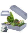 Skrzynia na warzywa TRWAŁA grządka warzywnik 20x120x100 warzywniak PCV
