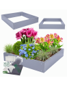Skrzynia na warzywa plastikowa grządka warzywnik 20x120x110 warzywniak PCV