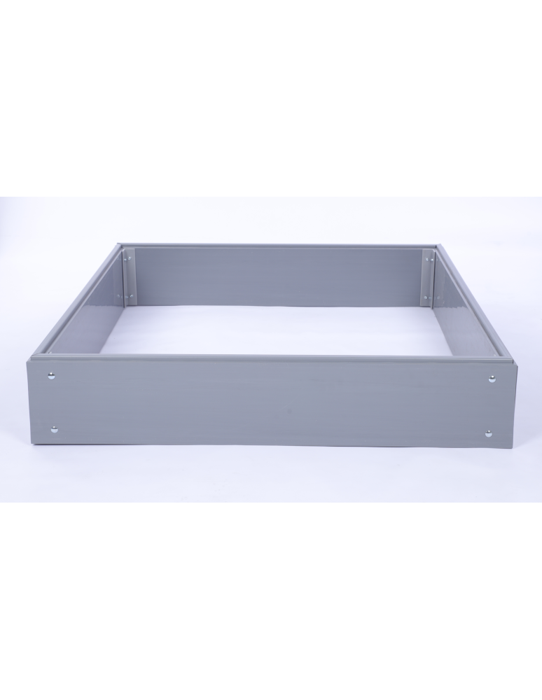 Warzywnik z tworzywa sztucznego - Skrzynia na warzywa plastikowa grządka warzywnik 20x110x110 warzywniak PCV - product b2b.wamar.biz 4