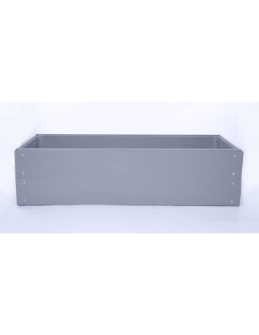 Warzywnik z tworzywa sztucznego - Skrzynia na warzywa plastikowa grządka warzywnik 40x180x45 warzywniak PCV - product 3