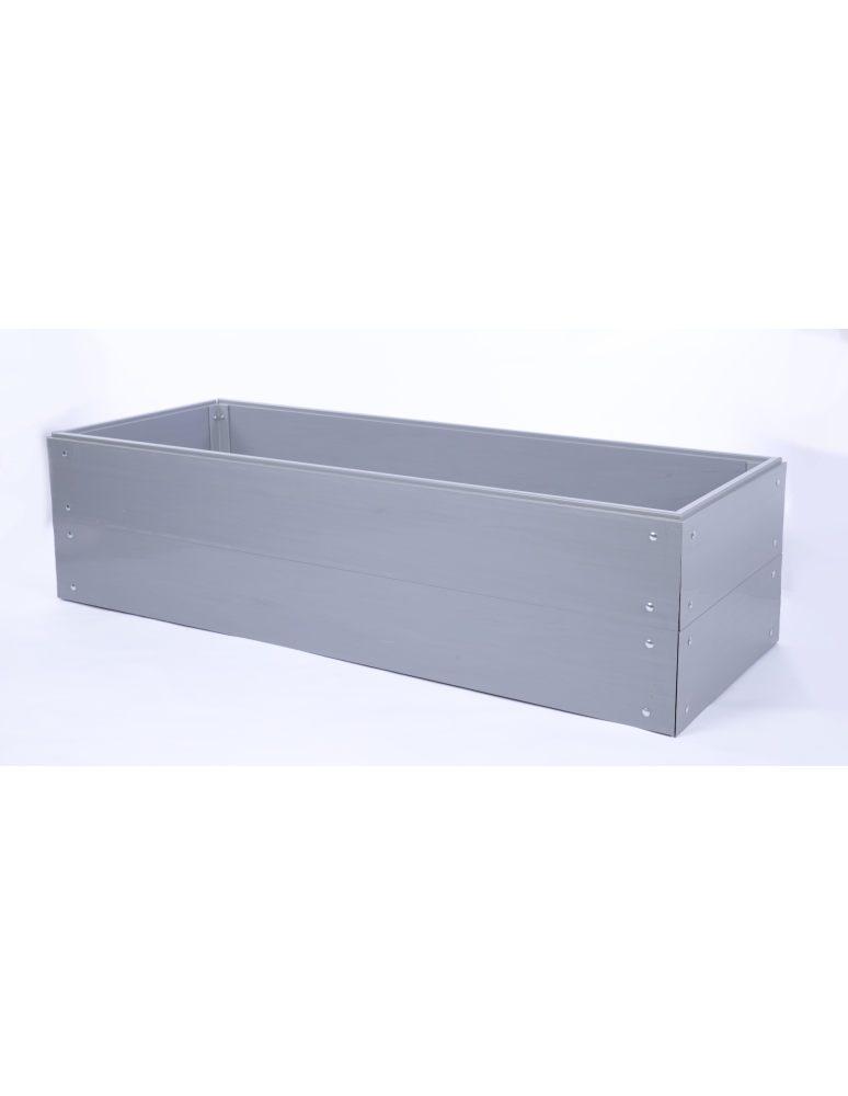 Warzywnik z tworzywa sztucznego - Warzywnik skrzynia na warzywa grządka plastik 40x180x80 warzywniak PCV - produkt b2b.wamar.biz 2