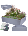 Skrzynia na warzywa plastikowa grządka warzywnik 40x180x180 warzywniak PCV