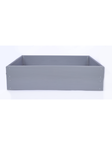 Warzywnik z tworzywa sztucznego - Skrzynia na warzywa plastikowa grządka warzywnik 40x160x100 warzywniak PCV - product 3