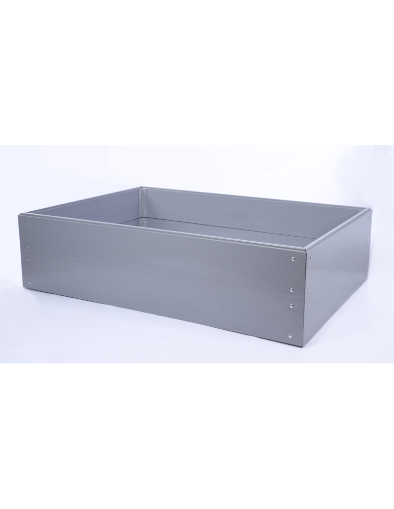 Warzywnik z tworzywa sztucznego - Warzywnik skrzynia na warzywa grządka plastik 40x160x120 warzywniak PCV - product b2b.wamar.biz 2